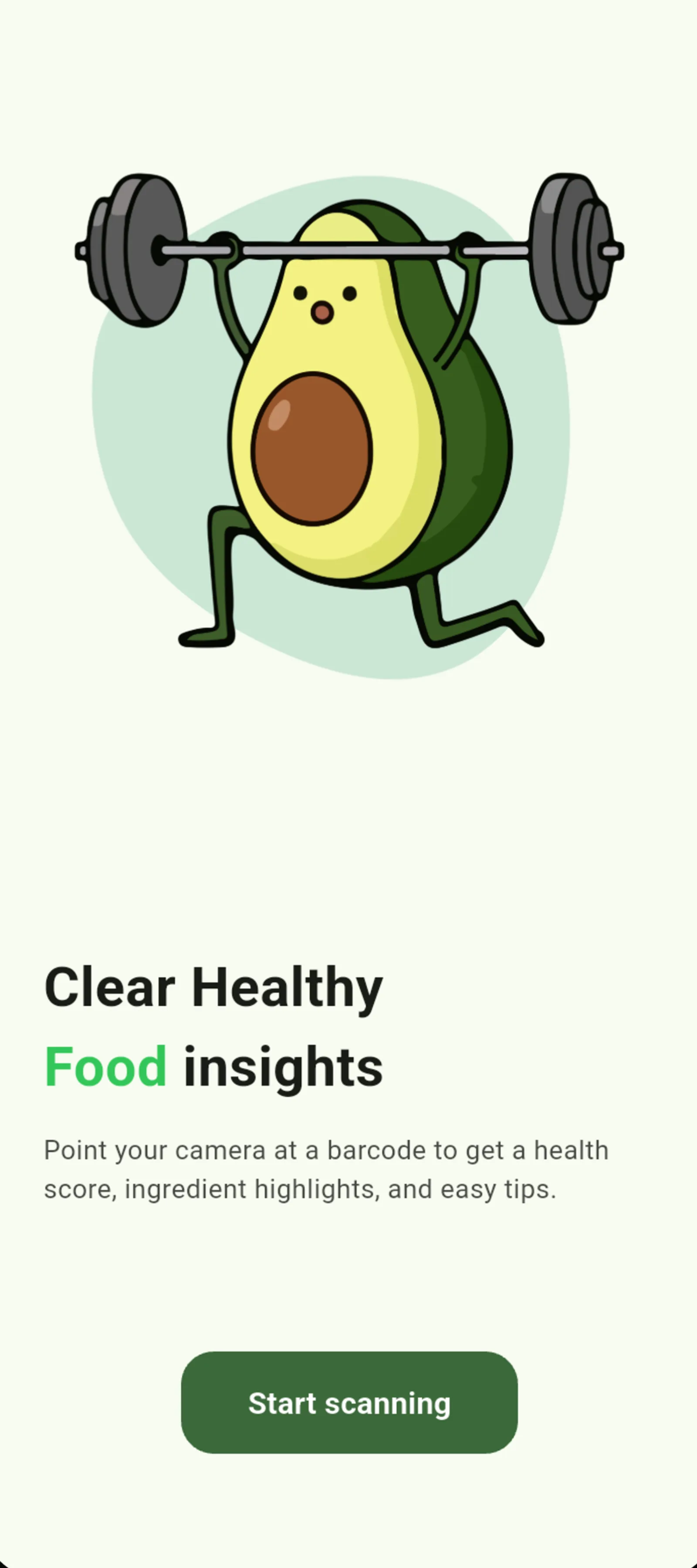 Onboarding insights screen